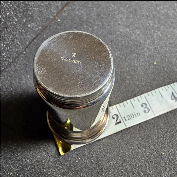 Vintage Norwegian 830S Silver Small Cup Hall Marked On Bottom 33 Grams - Picture 6 of 8